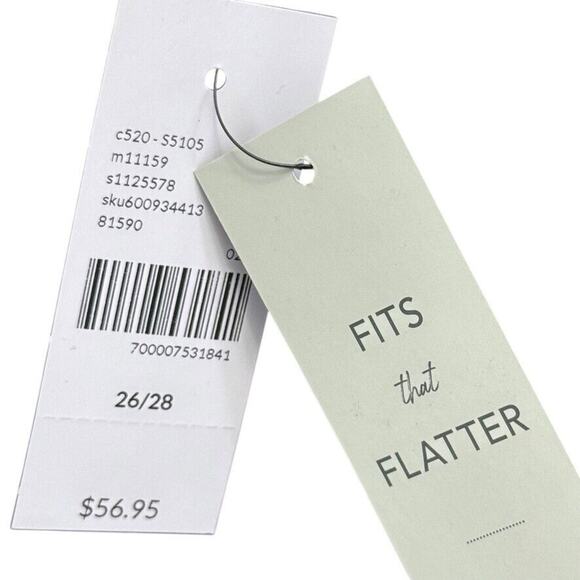 Lane Bryant Womens Black Short Sleeve Peplum Textured V-Neck Shirt Top NWT 26/28 - Picture 15 of 16